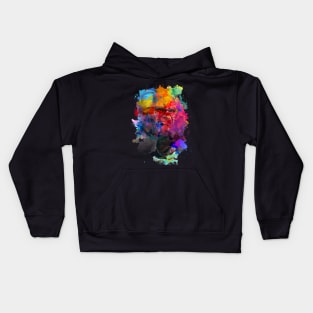 Misbehavin' Baby Billy Freeman - Paint Splash Color Kids Hoodie